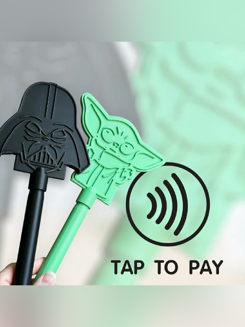 Tap & Pay Baby Yoda Wand